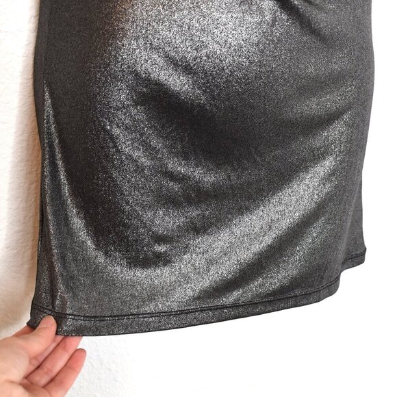 South Pole Liquid Shine Tunic Sz M Metallic Party Cocktail Holiday Y2K 90s Retro - Picture 6 of 16